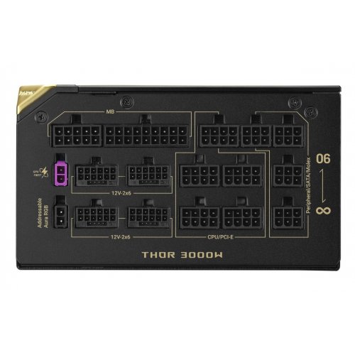 Блок питания Asus ROG Thor 3000W Titanium III Edition 20 ROG Equalizer (90YE00VA-B0NA00) купить в Украине: Киев, Днепр, Харьков, Одесса  | Проверка совместимости, низкая цена, отзывы, характеристики от TELEMART фото
