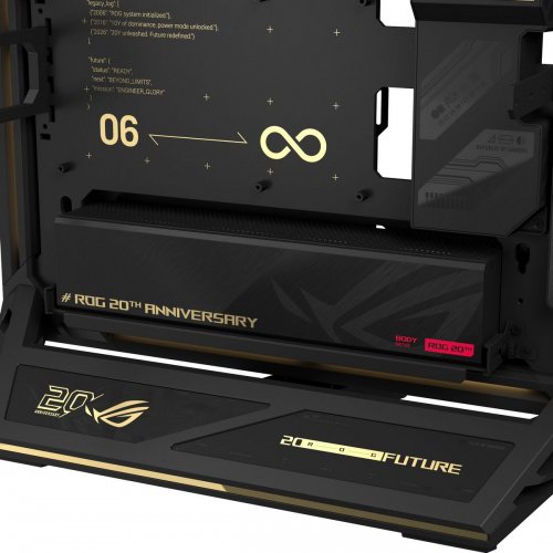 Корпус Asus ROG GR20 Edition 20 без БЖ (90DC0100-B09000) Black купити в Україні: Київ, Львів, Хмельницький, Тернопіль, Івано-Франківськ | Перевірка сумісності, низька ціна, відгуки, характеристики від TELEMART фото
