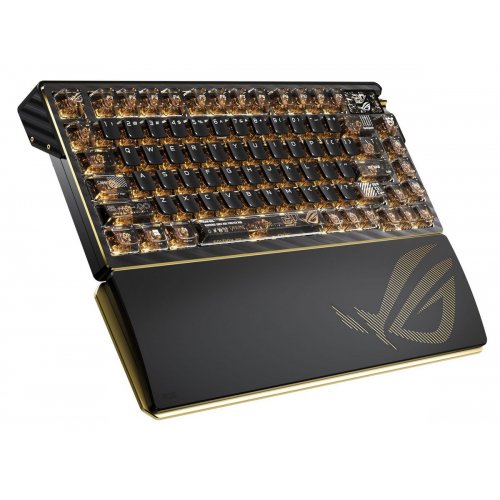Клавиатура Asus ROG Azoth Extreme Edition 20 NX Snow Switch (90MP04VF-BKUA20) Black купить в Украине: Киев, Днепр, Харьков, Одесса  | Низкая цена, отзывы, характеристики от TELEMART фото