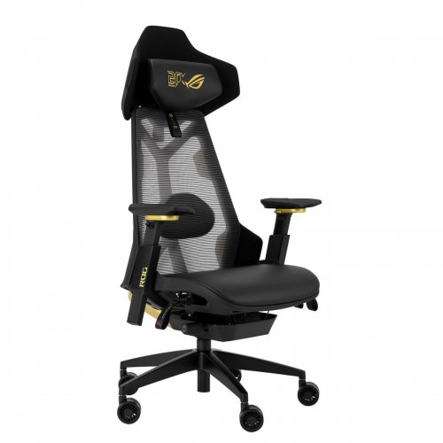 Ігрове крісло Asus ROG Destrier Edition 20 (90GC02C0-MSG010) Black купити в Україні: Київ, Львів, Хмельницький, Тернопіль, Івано-Франківськ | Низька ціна, відгуки, характеристики від TELEMART фото