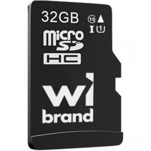 Карта пам'яті Wibrand microSDHC 32GB Class 10 UHS-I U1 (WICDHU1/32GB) купити в Україні: Київ, Львів, Хмельницький, Тернопіль, Івано-Франківськ | Низька ціна, відгуки, характеристики від TELEMART фото
