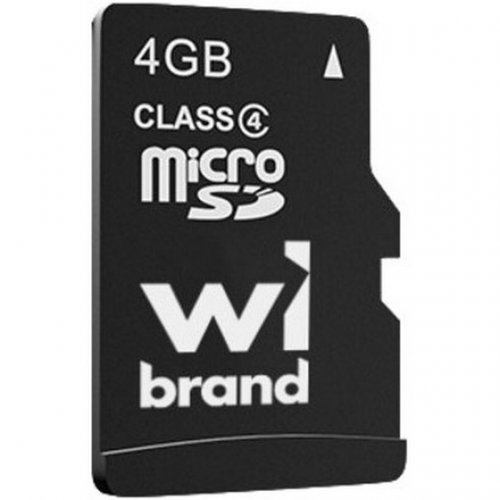 Карта памяти Wibrand microSDHC 4GB Class 4 (WICDC4/4GB) купить в Украине: Киев, Днепр, Харьков, Одесса  | Низкая цена, отзывы, характеристики от TELEMART фото