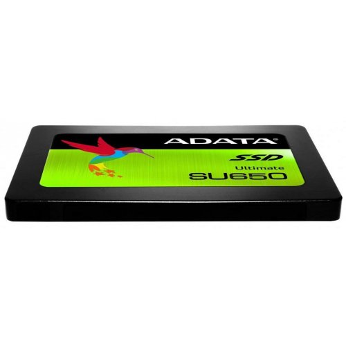 Купить SSD-диск ADATA Ultimate SU650 3D NAND 120GB 2.5" (ASU650SS-120GT-R) с проверкой совместимости: обзор, характеристики, цена в Киеве, Днепре, Одессе, Харькове, Украине | интернет-магазин TELEMART.UA фото