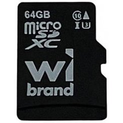 Карта пам'яті Wibrand microSDXC 64GB Class 10 UHS-I U3 (WICDXU3/64GB)