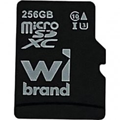 Карта памяти Wibrand microSDXC 256GB Class 10 UHS-I U3 (WICDHU3/256GB)