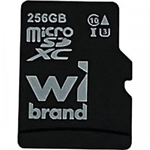 Карта памяти Wibrand microSDXC 256GB Class 10 UHS-I U3 (WICDHU3/256GB) купить в Украине: Киев, Днепр, Харьков, Одесса  | Низкая цена, отзывы, характеристики от TELEMART фото