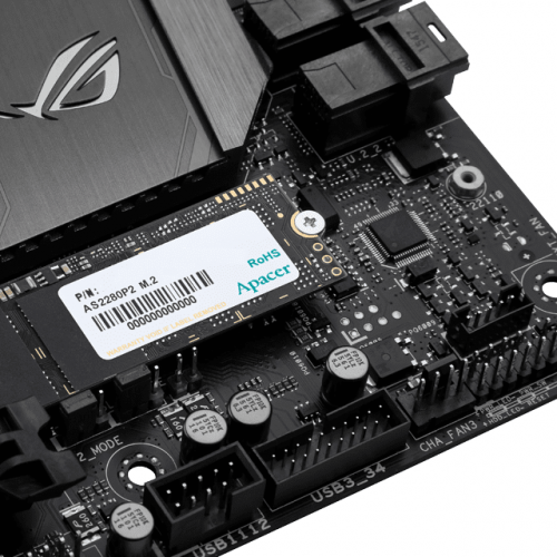 Фото SSD-диск Apacer AS2280P2 3D NAND TLC 120GB M.2 (2280 PCI-E) NVMe x2 (AP120GAS2280P2-1)