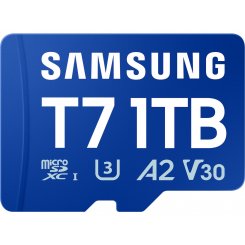 Карта пам'яті Samsung microSDXC T7 1TB Class 10 UHS-I U3 A2 V30 (MB-MB1T0T/WW)