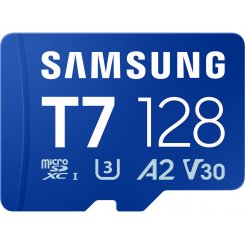 Карта пам'яті Samsung microSDXC T7 128GB Class 10 UHS-I U3 A2 V30 (MB-MB128T/WW)