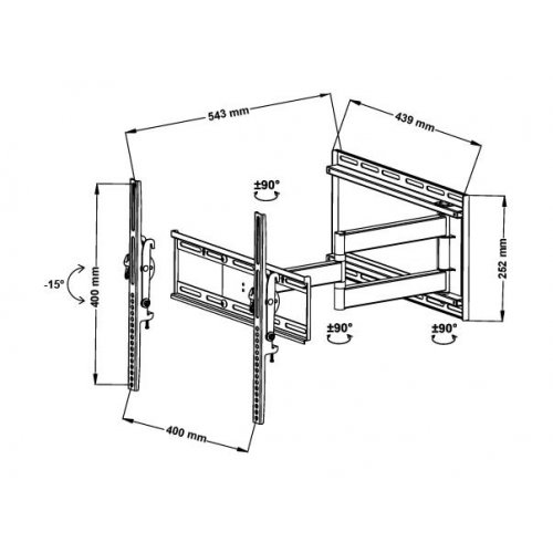Купить Кронштейн Walfix R-410B - цена в Харькове, Киеве, Днепре, Одессе
в интернет-магазине Telemart фото