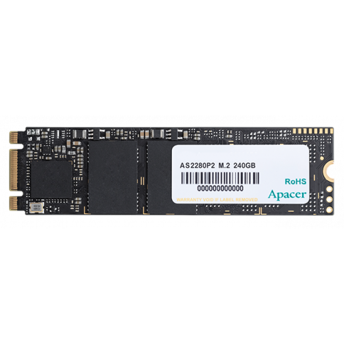 Продати SSD-диск Apacer AS2280P2 3D NAND TLC 240GB M.2 (2280 PCI-E) NVMe x2 (AP240GAS2280P2-1) за Trade-In у інтернет-магазині Телемарт - Київ, Дніпро, Україна фото