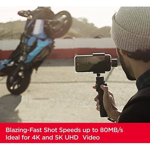Карта пам'яті SanDisk microSDXC Extreme 128GB Class 10 UHS-I U3 A2 V30 (з адаптером) (SDSQXAA-128G-GN6MA) купити в Україні: Київ, Львів, Хмельницький, Тернопіль, Івано-Франківськ | Низька ціна, відгуки, характеристики від TELEMART фото