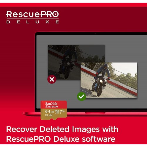 Карта пам'яті SanDisk microSDXC Extreme 128GB Class 10 UHS-I U3 A2 V30 (з адаптером) (SDSQXAA-128G-GN6MA) купити в Україні: Київ, Львів, Хмельницький, Тернопіль, Івано-Франківськ | Низька ціна, відгуки, характеристики від TELEMART фото