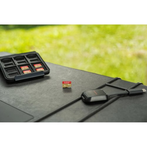 Карта пам'яті SanDisk microSDHC Extreme Go 32GB Class 10 UHS-I U3 A1 V30 (SDSQXGN-032G-GN6MN) купити в Україні: Київ, Львів, Хмельницький, Тернопіль, Івано-Франківськ | Низька ціна, відгуки, характеристики від TELEMART фото