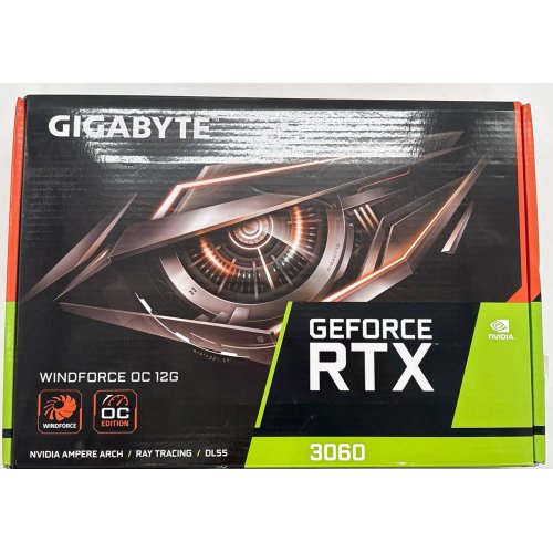 Відеокарта Gigabyte GeForce RTX 3060 WindForce OC 12228MB (GV-N3060WF2OC-12GD) (Відновлено продавцем, 889722) купити в Україні: Київ, Львів, Хмельницький, Тернопіль, Івано-Франківськ | Перевірка сумісності, низька ціна, відгуки, характеристики від TELEMART фото