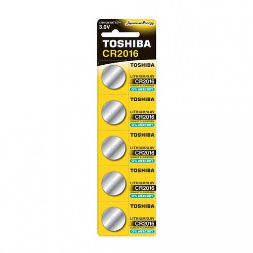 Батарейки Toshiba CR2016 5 шт. (00152701/00167257) купить в Украине: Киев, Днепр, Харьков, Одесса  | Низкая цена, отзывы, характеристики от TELEMART фото