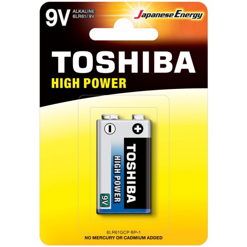 Батарейки Toshiba 6LR61 1 шт. (152653) купить в Украине: Киев, Днепр, Харьков, Одесса  | Низкая цена, отзывы, характеристики от TELEMART фото