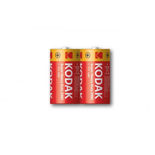 Батарейки KODAK C (R14) Extra Heavy Duty 2 шт. (30410381/B) купить в Украине: Киев, Днепр, Харьков, Одесса  | Низкая цена, отзывы, характеристики от TELEMART фото