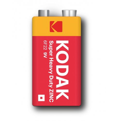 Батарейки KODAK 6F22 Extra Heavy Duty 1 шт. (30412781) купить в Украине: Киев, Днепр, Харьков, Одесса  | Низкая цена, отзывы, характеристики от TELEMART фото