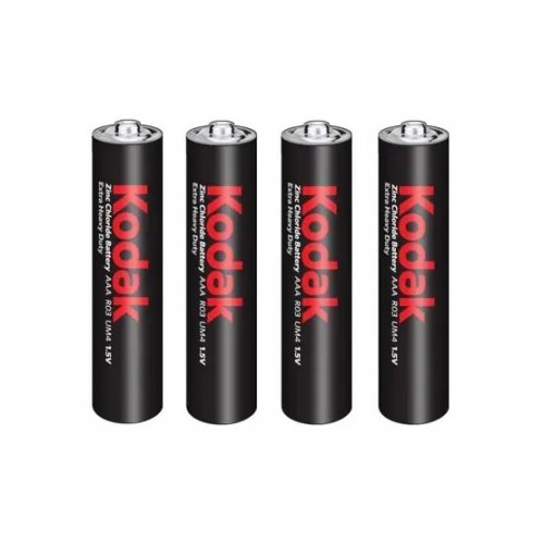 Батарейки KODAK AAA (R03) Zinc Economy 4 шт. (30421196) купить в Украине: Киев, Днепр, Харьков, Одесса  | Низкая цена, отзывы, характеристики от TELEMART фото