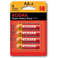 Батарейки KODAK AA (R6) Extra Heavy Duty 4 шт. (30951044)