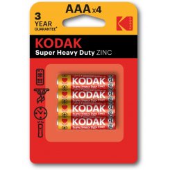 Батарейки KODAK AAA (R3) Extra Heavy Duty 4 шт. (30953321)