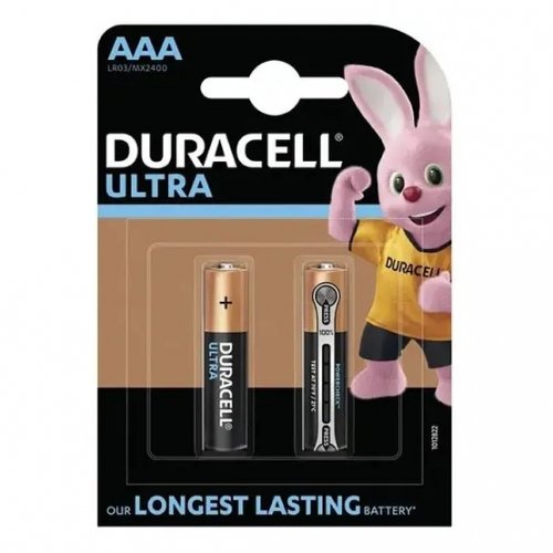 Батарейки Duracell AAA (LR03) Ultra 2 шт. (5007843) купить в Украине: Киев, Днепр, Харьков, Одесса  | Низкая цена, отзывы, характеристики от TELEMART фото
