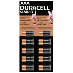 Батарейки Duracell AAA (LR03) MN2400 20 шт. (5010664/5011646/5010663)