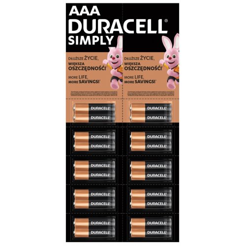 Батарейки Duracell AAA (LR03) MN2400 20 шт. (5010664/5011646/5010663) купить в Украине: Киев, Днепр, Харьков, Одесса  | Низкая цена, отзывы, характеристики от TELEMART фото