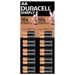 Батарейки Duracell AA (LR06) MN1500 20 шт. (5014588/5010608/5014439)