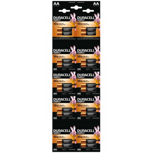 Батарейки Duracell AA (LR06) MN1500 20 шт. (5014588/5010608/5014439) купить в Украине: Киев, Днепр, Харьков, Одесса  | Низкая цена, отзывы, характеристики от TELEMART фото