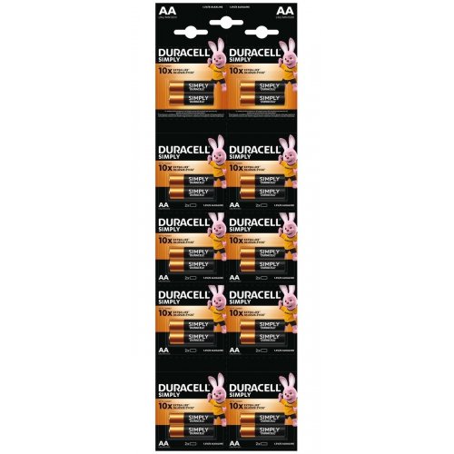 Батарейки Duracell AA (LR06) MN1500 20 шт. (5014588/5010608/5014439) купить в Украине | Telemart фото