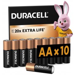 Батарейки Duracell AA (LR06) MN1500 10 шт. (5016485/5015246/5014476/5006461)
