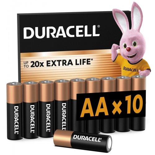 Батарейки Duracell AA (LR06) MN1500 10 шт. (5016485/5015246/5014476/5006461) купити в Україні | Telemart фото