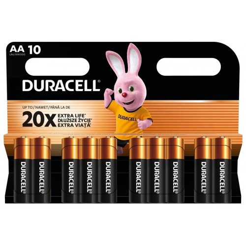 Батарейки Duracell AA (LR06) MN1500 10 шт. (5016485/5015246/5014476/5006461) купити в Україні | Telemart фото