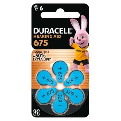 Батарейки Duracell ZA675 Hearing Aid 6 шт. (5017069/5007521/5011461)