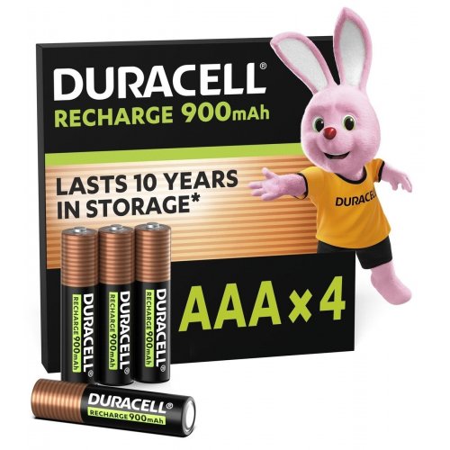 Акумулятор Duracell AAA (HR03) Ni-MH 900mAh 4 шт. (5017766/5017001/5007338) купити в Україні | Telemart фото