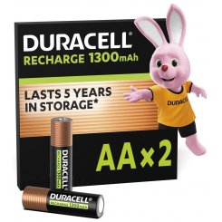 Аккумулятор Duracell AA (HR6) Ni-MH 1300mAh 2 шт. (5017767/5007321)