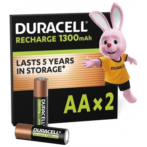 Акумулятор Duracell AA (HR6) Ni-MH 1300mAh 2 шт. (5017767/5007321) купити в Україні | Telemart фото