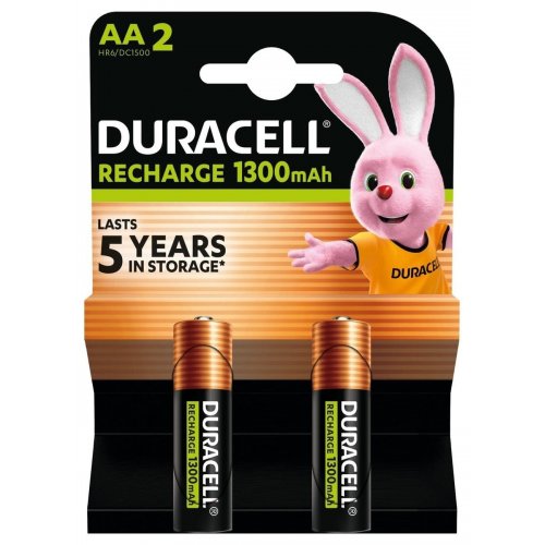 Акумулятор Duracell AA (HR6) Ni-MH 1300mAh 2 шт. (5017767/5007321) купити в Україні | Telemart фото
