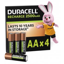 Аккумулятор Duracell AA (HR6) Ni-MH 2500mAh 4 шт. (5018825/5017764/5016999/5007308)