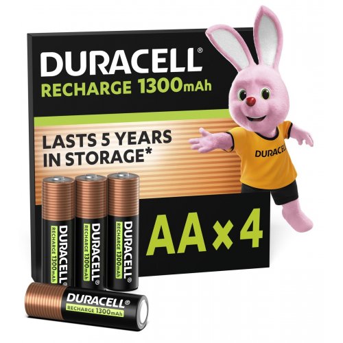 Аккумулятор Duracell AA (HR6) Ni-MH 1300mAh 4 шт. (5018826/5007324) купить в Украине: Киев, Днепр, Харьков, Одесса  | Низкая цена, отзывы, характеристики от TELEMART фото