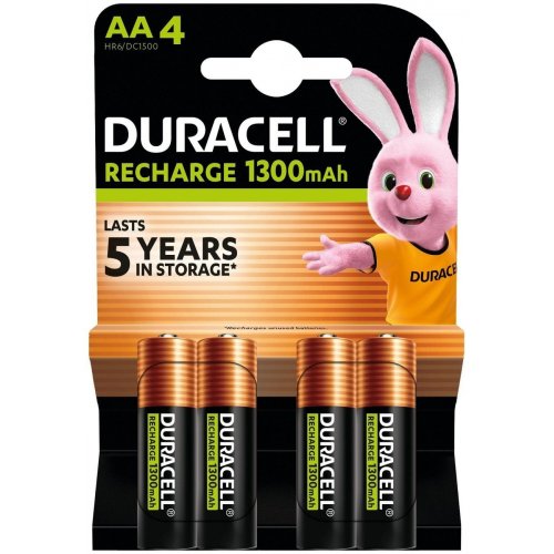 Аккумулятор Duracell AA (HR6) Ni-MH 1300mAh 4 шт. (5018826/5007324) купить в Украине | Telemart фото