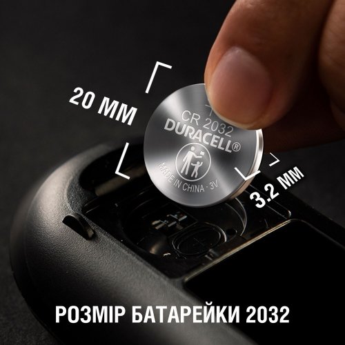 Батарейки Duracell DL2032 2 шт. (5020396/5019678/5018065/5014797) купить в Украине: Киев, Днепр, Харьков, Одесса  | Низкая цена, отзывы, характеристики от TELEMART фото