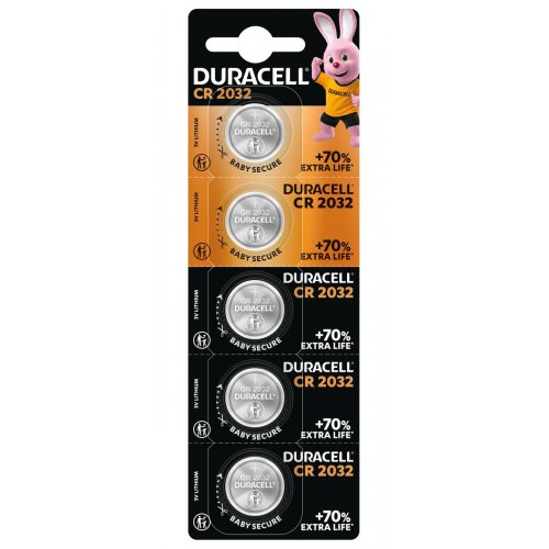 Батарейки Duracell CR2032 5 шт. (5020441/5019700/5007682/5010974) купить в Украине: Киев, Днепр, Харьков, Одесса  | Низкая цена, отзывы, характеристики от TELEMART фото