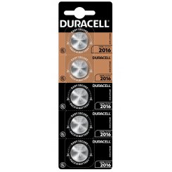 Батарейки Duracell DL2016 5 шт. (5020449/5019730/5010979)