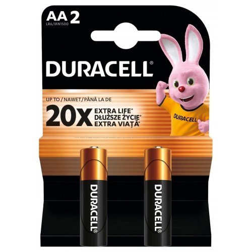 Батарейки Duracell AA (LR06) MN1500 2 шт. (5020528/5015103/5014419/5015105) купить в Украине | Telemart фото