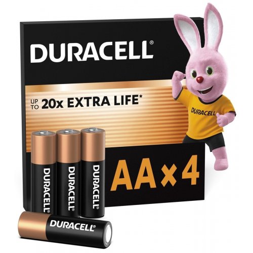Батарейки Duracell AA (LR06) MN1500 4 шт. (5020542/5020630/5014459/5006200) купити в Україні | Telemart фото