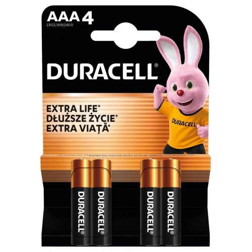 Батарейки Duracell AAA (LR03) MN2400 4 шт. (5020543/5020632/5014461/5005967) купить в Украине | Telemart фото