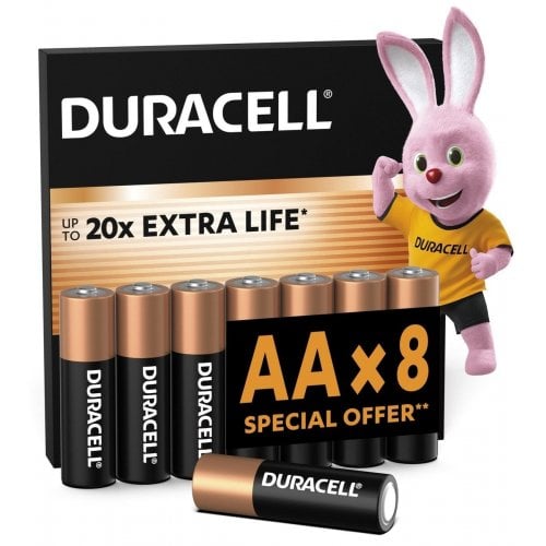 Батарейки Duracell AA (LR06) MN1500 8 шт. (5020548/5016906/5016904/5006201) купити в Україні | Telemart фото